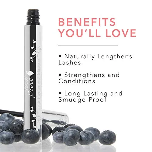 100% PURE Fruit Pigmented Ultra Lengthening Mascara, Blueberry, 0.35oz, Blue Mascara for Natural Lash Extension, Long-lasting, Smudge-Proof, Clump-Free Lengthening - Blue