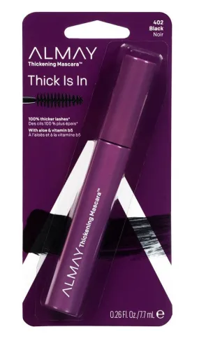 ALMAY - One Coat Nourishing Thickening  Mascara #402 Black  - 0.26 fl. oz. (7.7 ml)