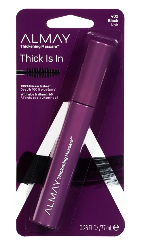 ALMAY - One Coat Nourishing Thickening  Mascara #402 Black  - 0.26 fl. oz. (7.7 ml)