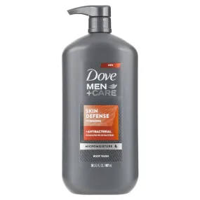 Dove Men Care Skin Defense Antibacterial Hydrating Body Wash, 30 fl oz