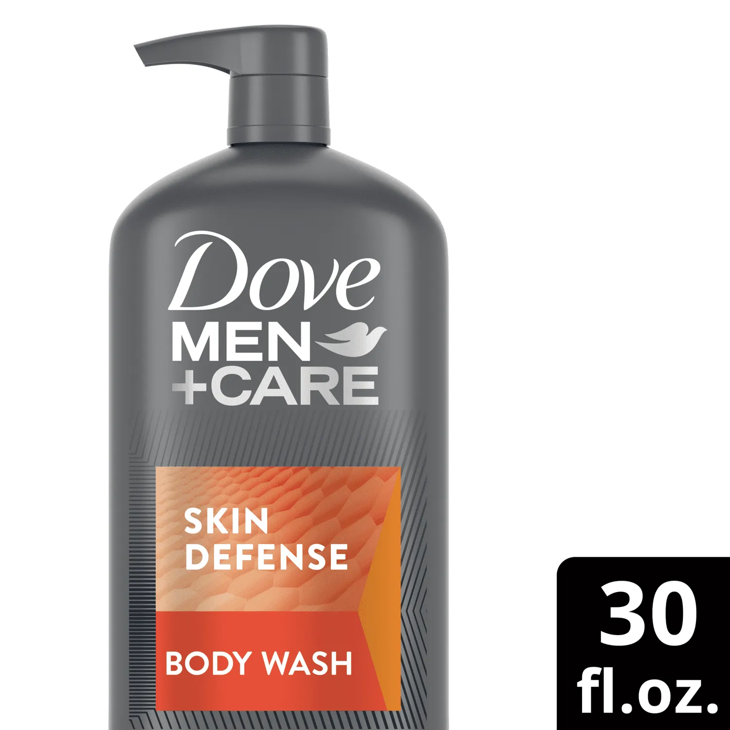 Dove Men Care Skin Defense Antibacterial Hydrating Body Wash, 30 fl oz