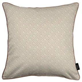 Elva Geometric Beige Grey Cushion
