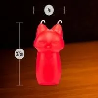Fox | Drip Candle - Red | Blush