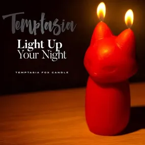 Fox | Drip Candle - Red | Blush