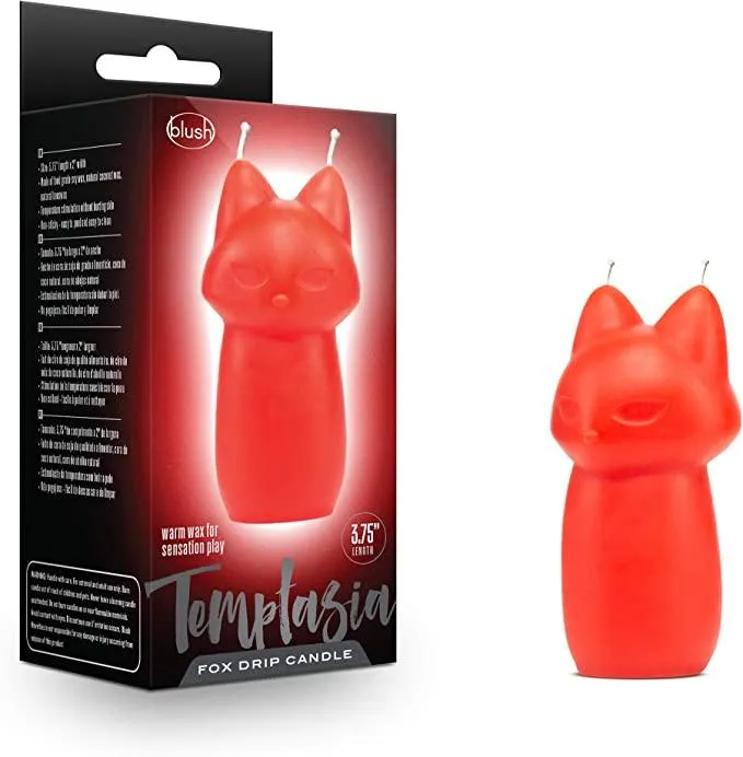 Fox | Drip Candle - Red | Blush