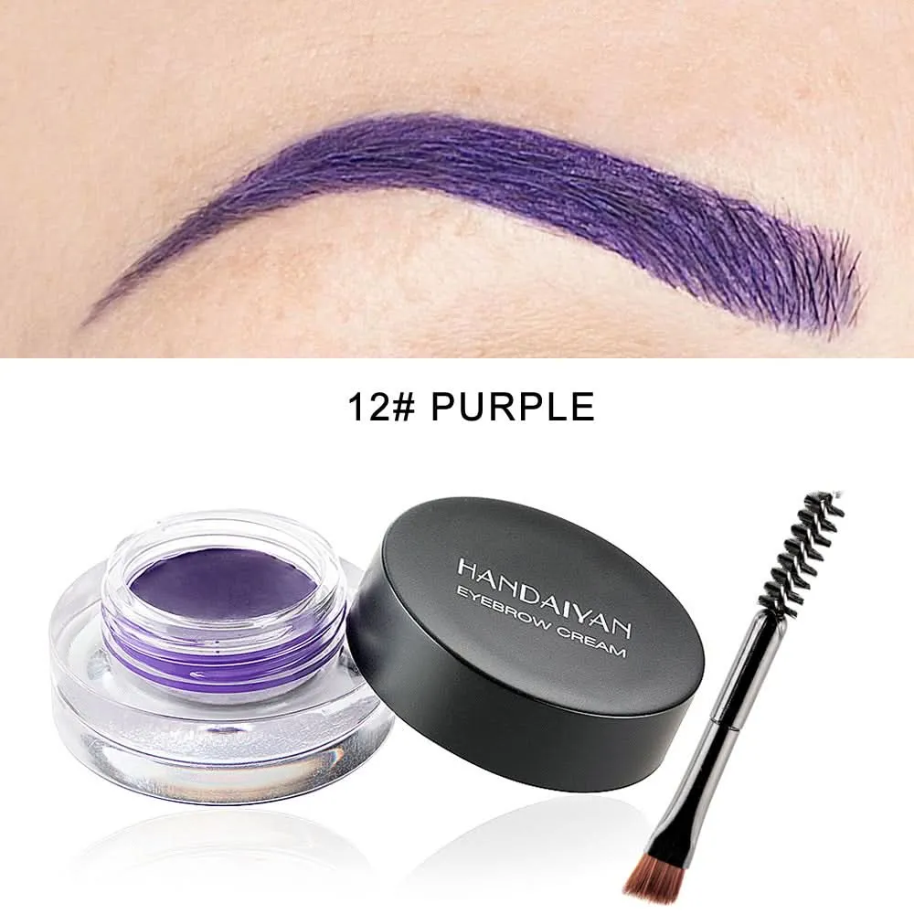 HANDAIYAN Waterproof Eyebrow Dye – Smudge-Proof Eyebrow Tint with Brush