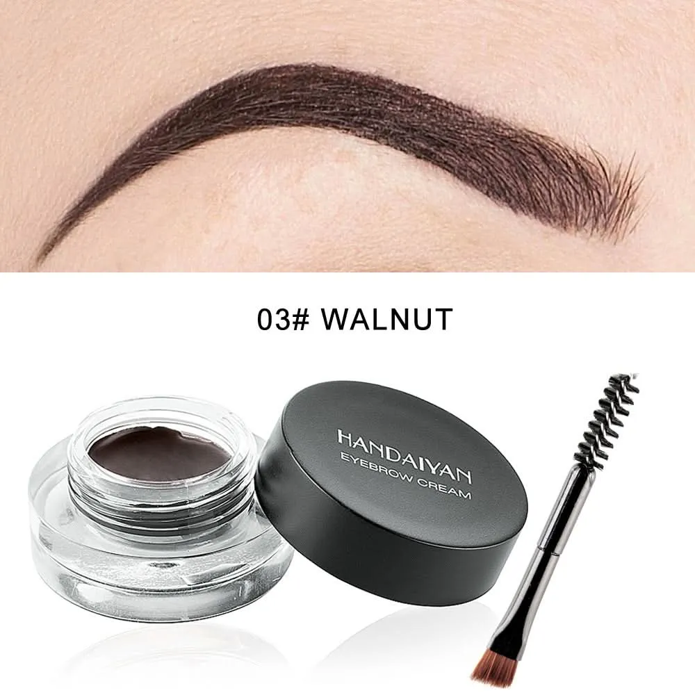HANDAIYAN Waterproof Eyebrow Dye – Smudge-Proof Eyebrow Tint with Brush