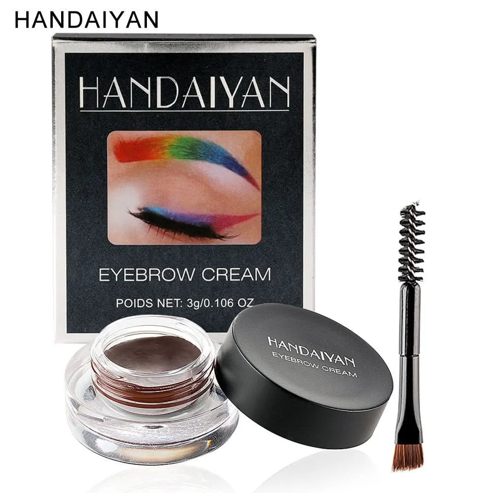 HANDAIYAN Waterproof Eyebrow Dye – Smudge-Proof Eyebrow Tint with Brush