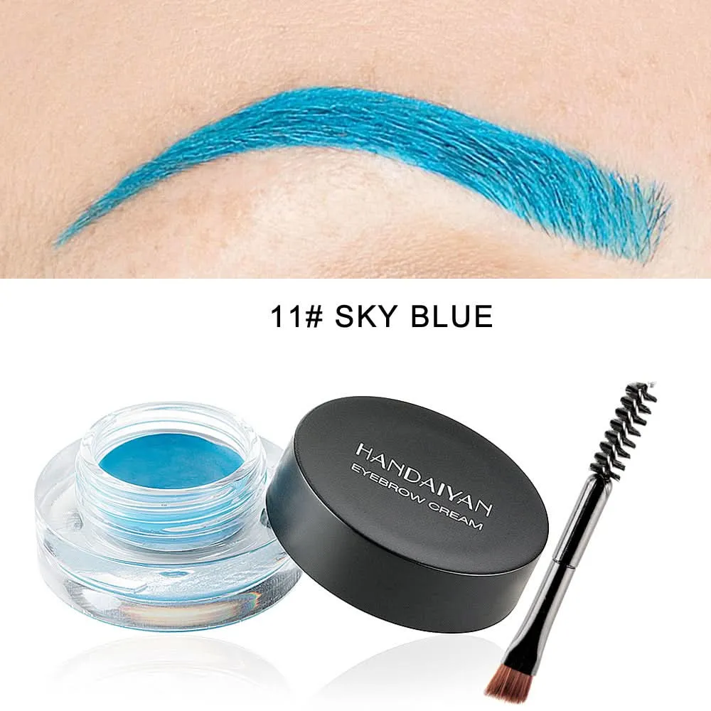 HANDAIYAN Waterproof Eyebrow Dye – Smudge-Proof Eyebrow Tint with Brush