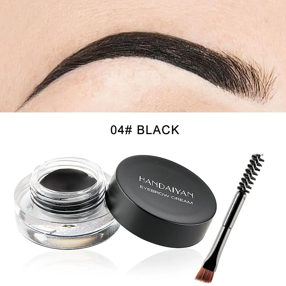 HANDAIYAN Waterproof Eyebrow Dye – Smudge-Proof Eyebrow Tint with Brush
