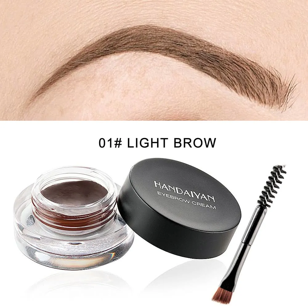 HANDAIYAN Waterproof Eyebrow Dye – Smudge-Proof Eyebrow Tint with Brush