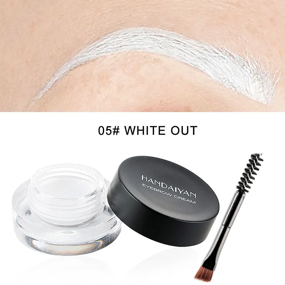 HANDAIYAN Waterproof Eyebrow Dye – Smudge-Proof Eyebrow Tint with Brush