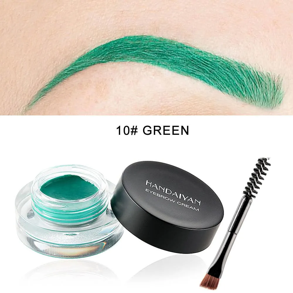 HANDAIYAN Waterproof Eyebrow Dye – Smudge-Proof Eyebrow Tint with Brush