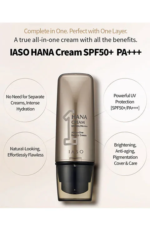 [IASO] HANA CREAM SPF50 /PA    (40Ml /1.3fl.oz)
