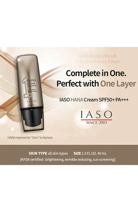 [IASO] HANA CREAM SPF50 /PA    (40Ml /1.3fl.oz)