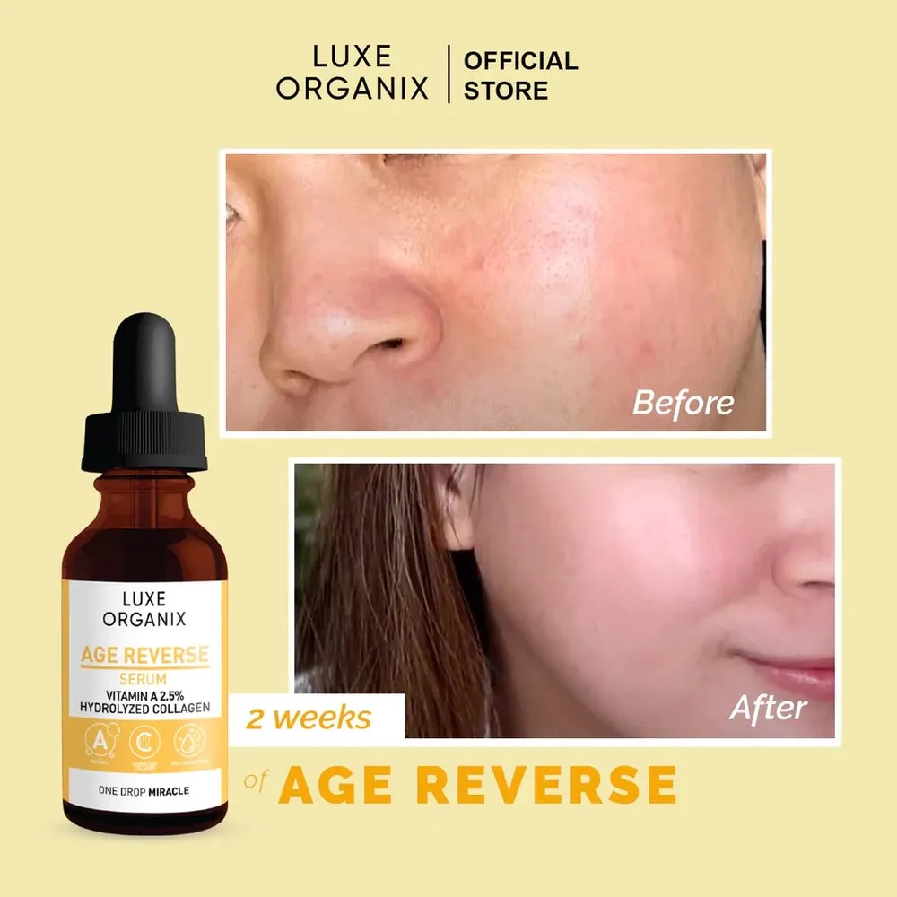 Luxe Organix Age Reverse Serum Vitamin A 2.5% 30ml