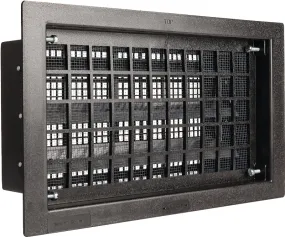 Master Flow FVRABL Automatic Foundation Vent, 16 in W, 8 in H, 57 sq-in Net Free Ventilating Area, Polyethylene :EA: QUANTITY: 1