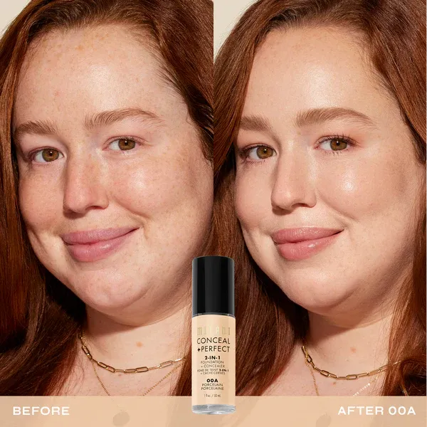 MILANI Conceal   Perfect 2-in-1 Foundation   Concealer - Porcelain #00A