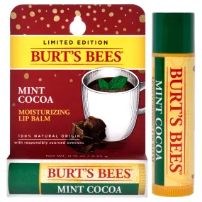 Mint Cocoa Moisturizing Lip Balm Blister by Burts Bees for Unisex - 0.15 oz Lip Balm