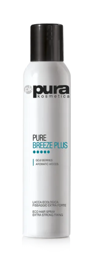 Pura Kosmetica Pure Breeze Plus Eco Hairspray - Extra Strong Hold, 300ml