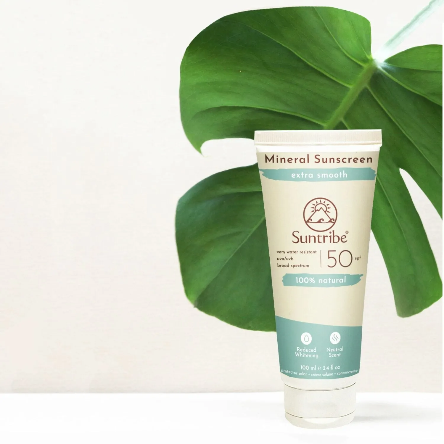 Suntribe - All Natural Mineral Body & Face Sunscreen All Clear Vegan SPF 50 (100 ml)